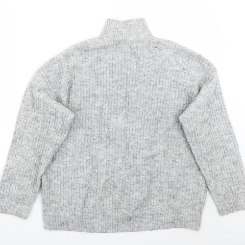 H&M Womens Grey   Pullover Jumper Size S