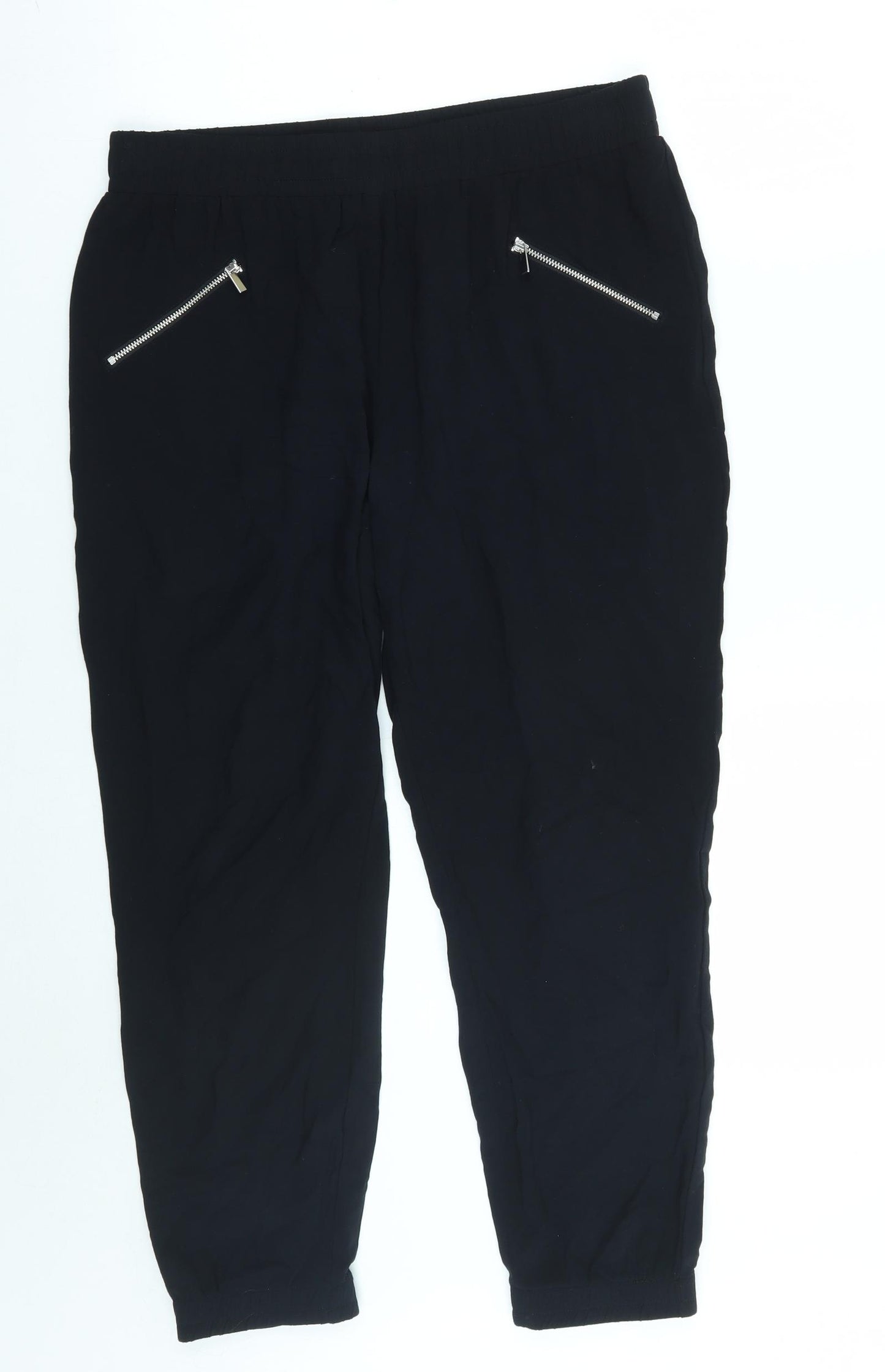 Dorothy Perkins Womens Black   Trousers  Size 12 L25 in