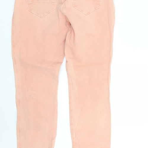 YAYA Womens Pink   Skinny Jeans Size 10 L29 in