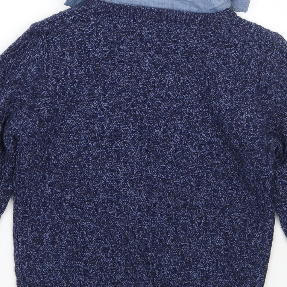 NEXT Boys Blue   Pullover Jumper Size 5-6 Years