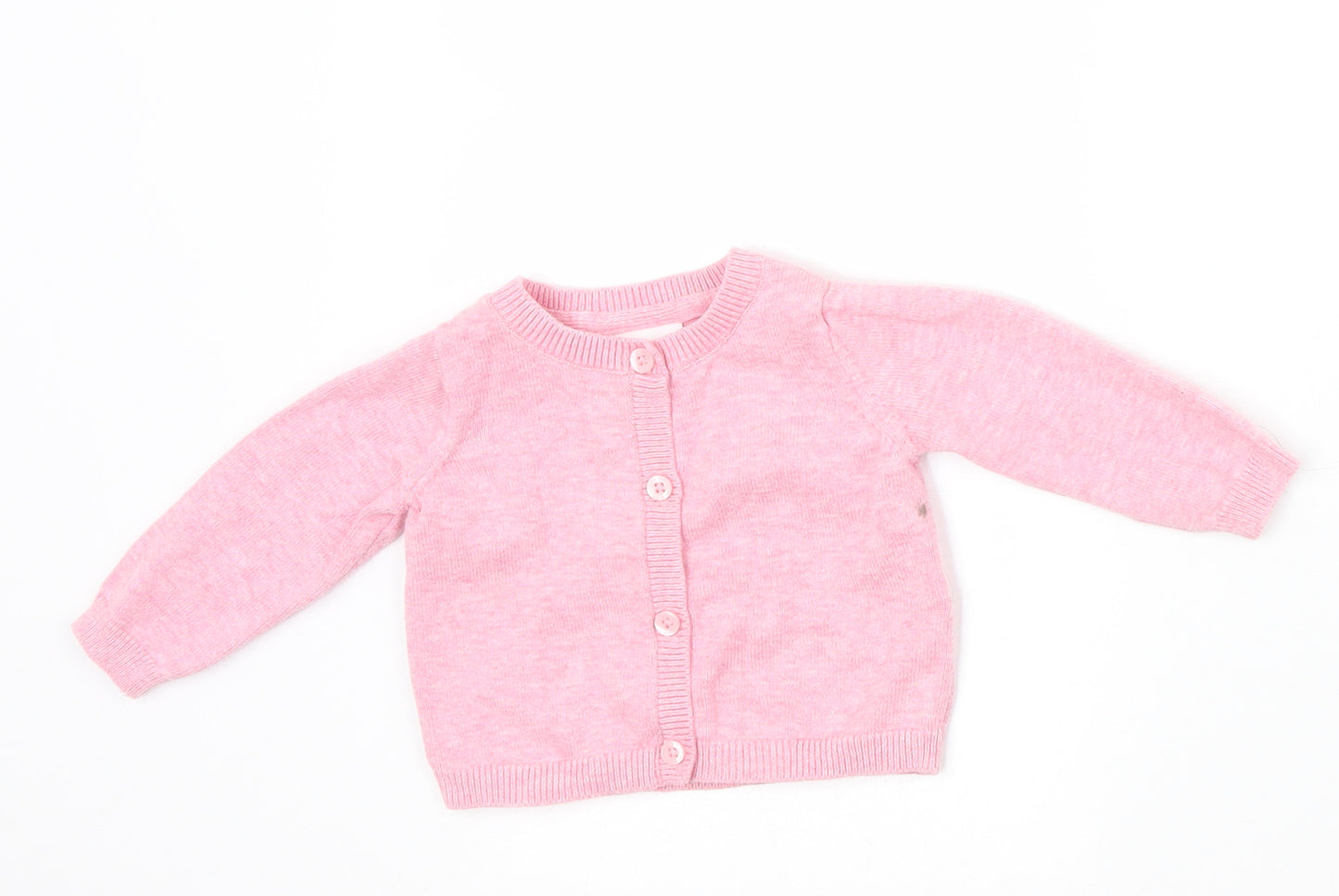 NEXT Girls Pink   Cardigan Jumper Size 0-3 Months