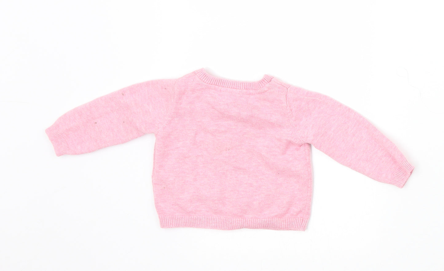 NEXT Girls Pink   Cardigan Jumper Size 0-3 Months