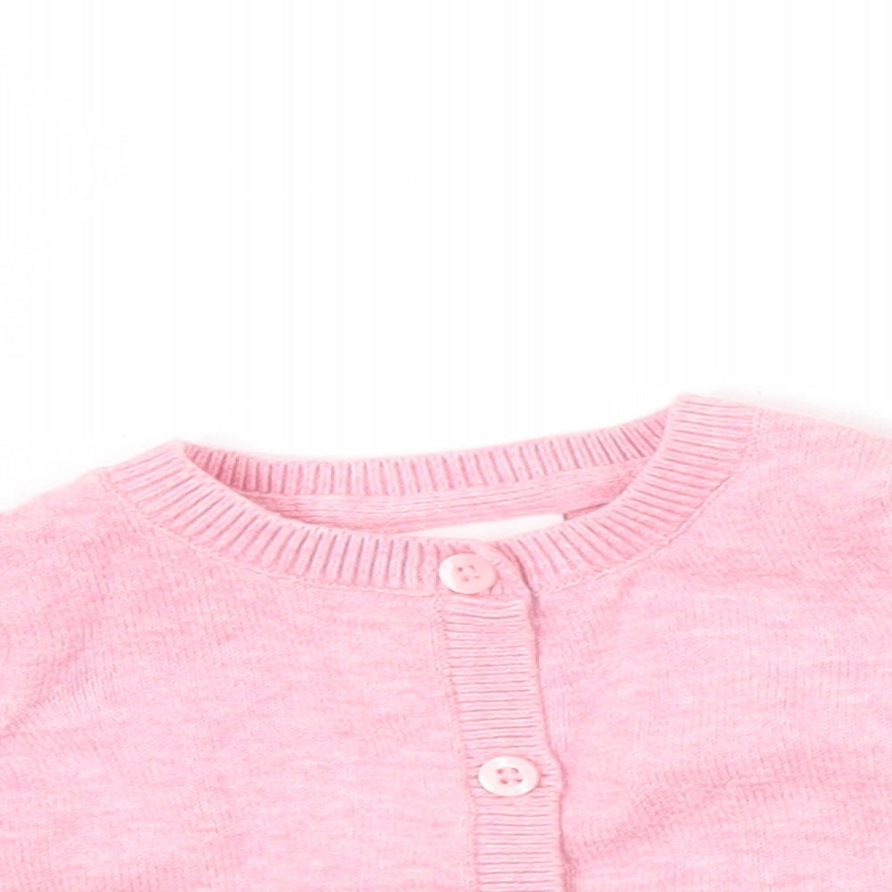 NEXT Girls Pink   Cardigan Jumper Size 0-3 Months