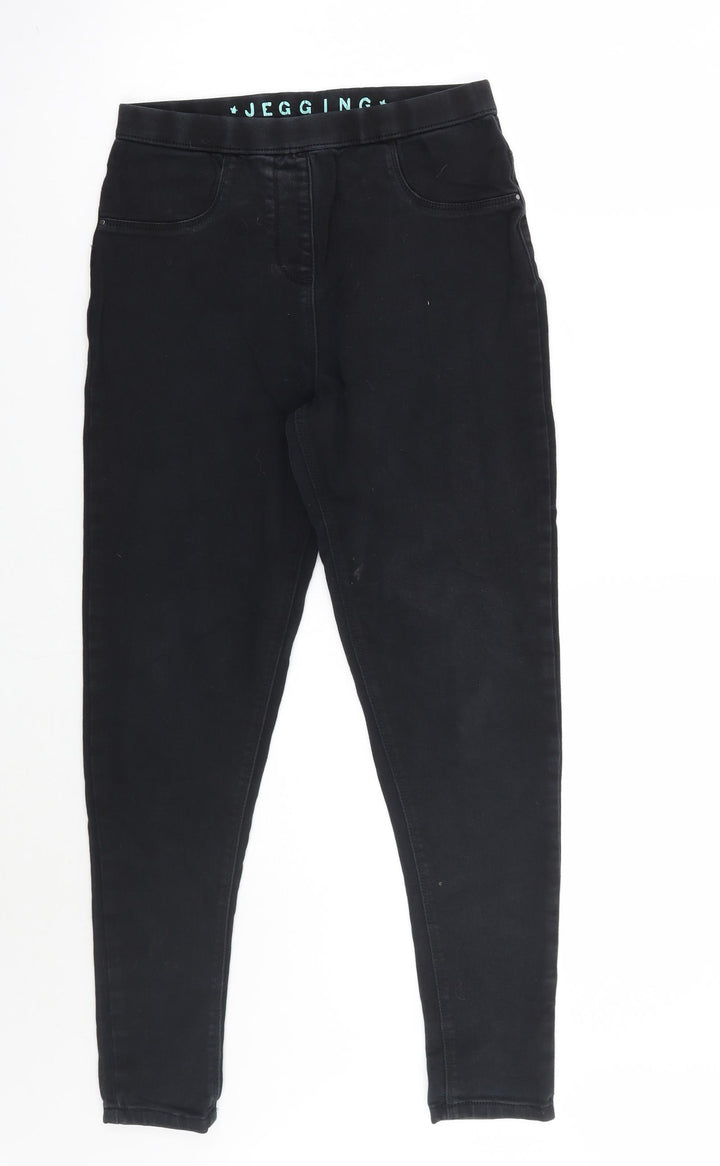 George Girls Black   Skinny Jeans Size 12-13 Years