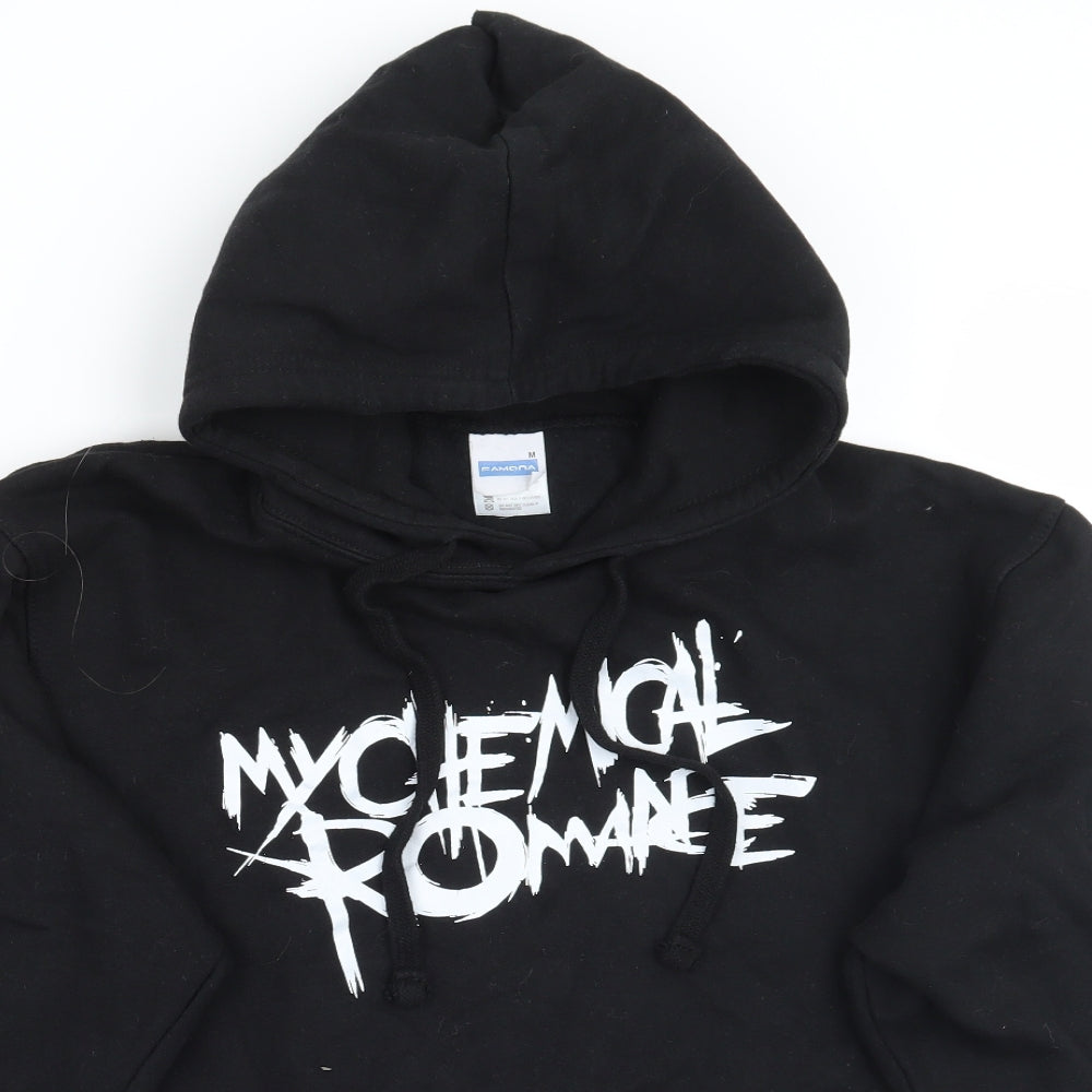 Famona Womens Black   Pullover Hoodie Size M  - my chemical romance