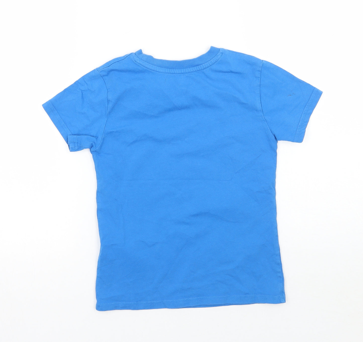 Disney Boys Blue   Basic T-Shirt Size 5-6 Years  - Cars
