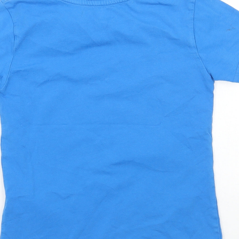 Disney Boys Blue   Basic T-Shirt Size 5-6 Years  - Cars