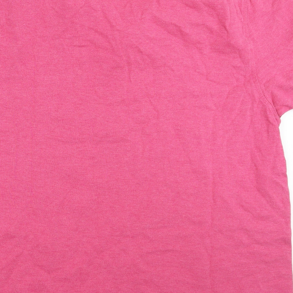 Charles Tyrwhitt Mens Pink    Polo Size L