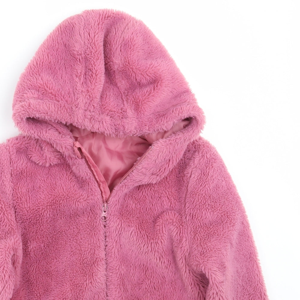 pepperts Girls Pink  Ponte Jacket Coat Size 9 Years