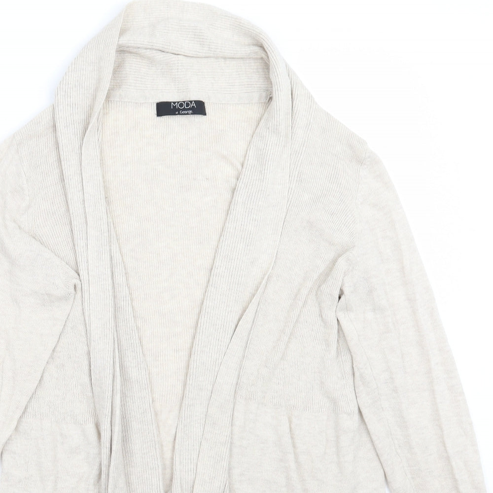 George Womens Beige   Cardigan Jumper Size 14