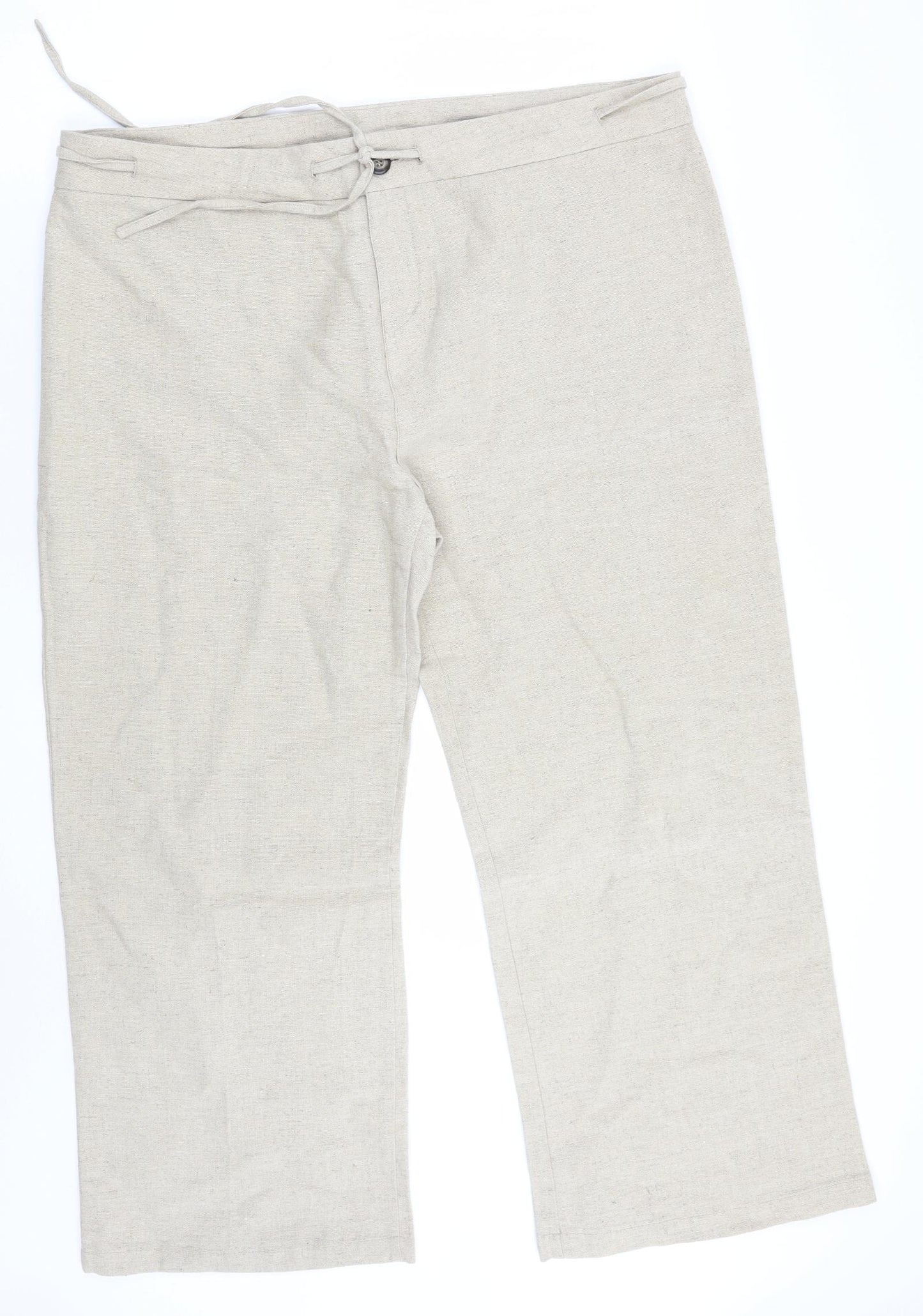 Swanndri Mens Beige   Trousers  Size L L24 in