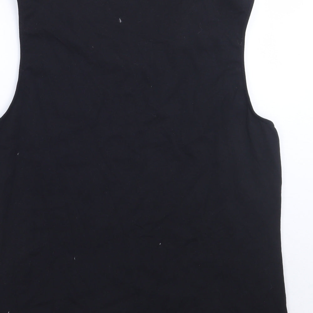 TanJay Womens Black   Basic Tank Size M