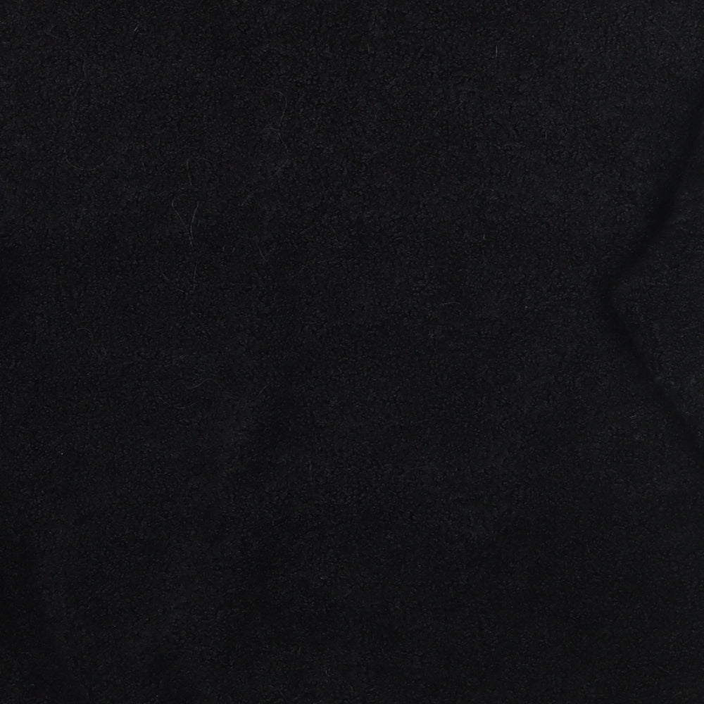 Papaya Mens Black Animal Print  Pullover Jumper Size XL