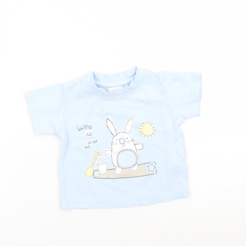 Early days Boys Blue   Basic T-Shirt Size 6-9 Months