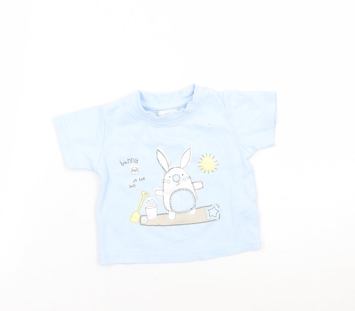 Early days Boys Blue   Basic T-Shirt Size 6-9 Months
