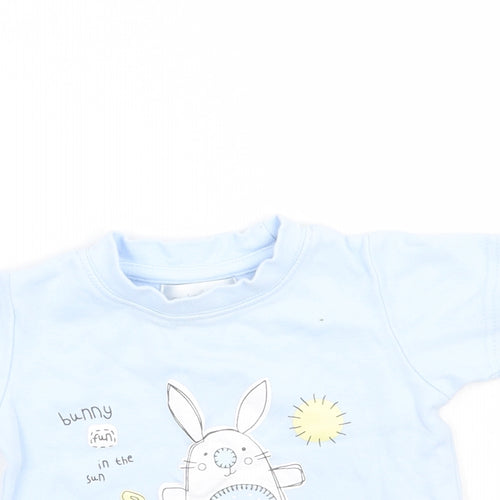 Early days Boys Blue   Basic T-Shirt Size 6-9 Months