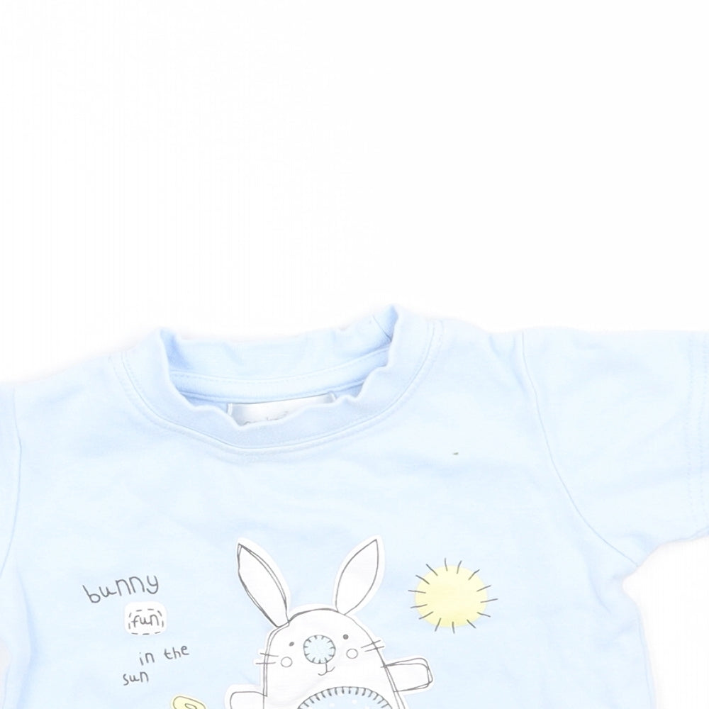 Early days Boys Blue   Basic T-Shirt Size 6-9 Months