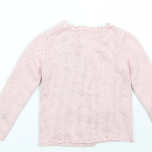 TU Girls Pink   Cardigan Jumper Size 3-4 Years