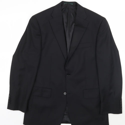 Greenwoods Mens Black   Jacket Suit Jacket Size 38