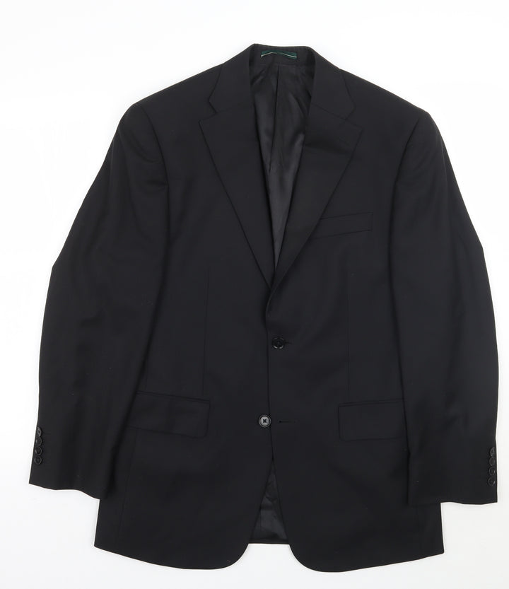 Greenwoods Mens Black   Jacket Suit Jacket Size 38