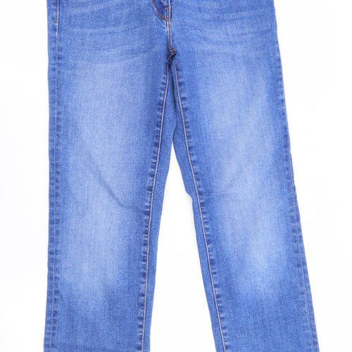 NEXT Womens Blue   Straight Jeans Size 10 L30 in