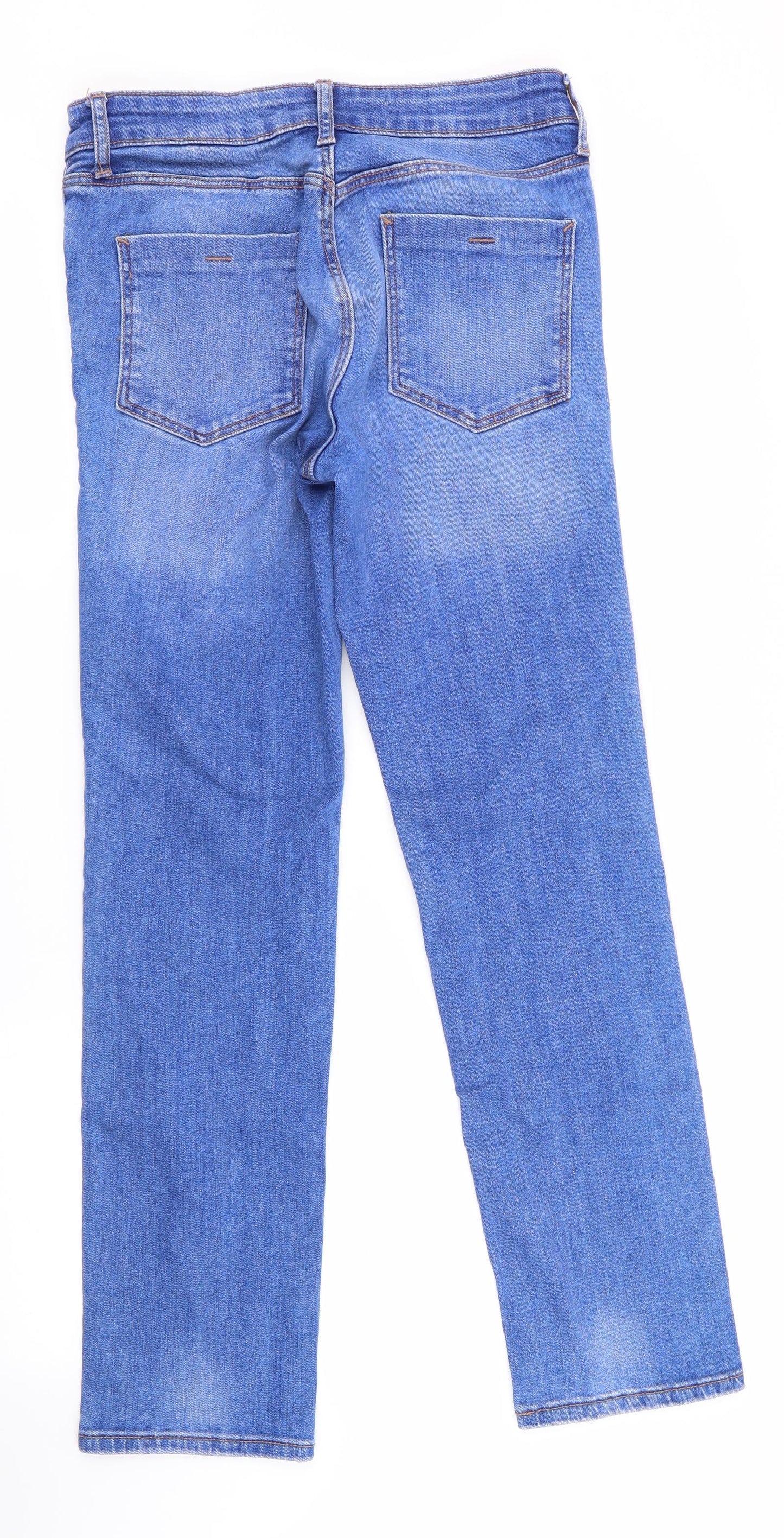 NEXT Womens Blue   Straight Jeans Size 10 L30 in