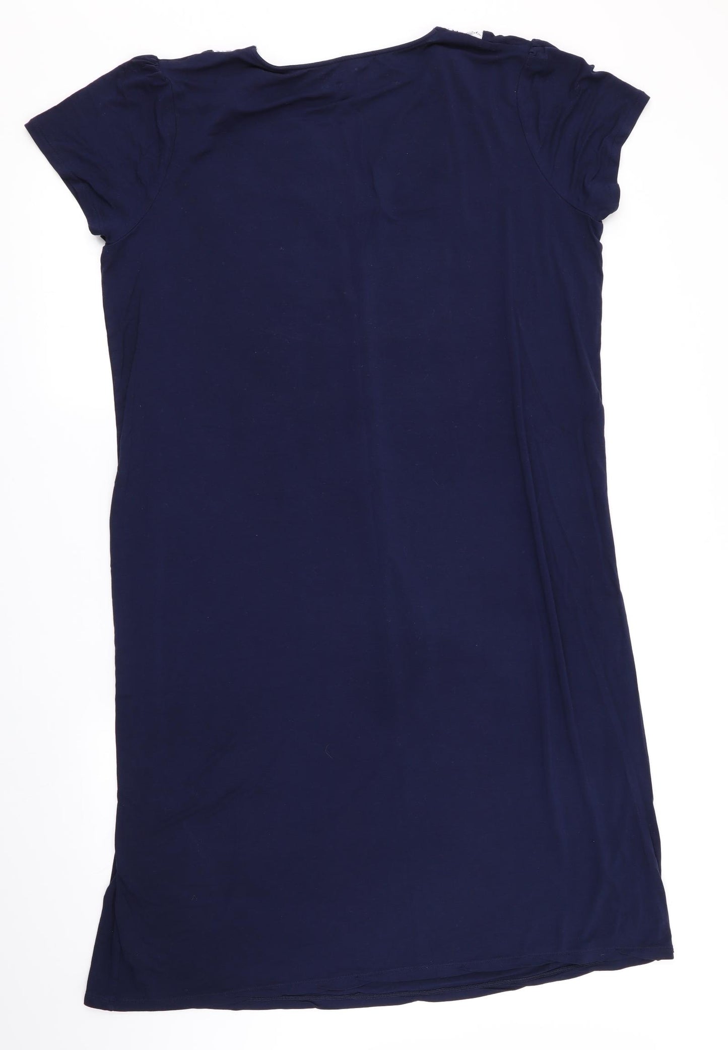 Florence and Fred Womens Blue Solid   Dress Size 16  - Lace trim