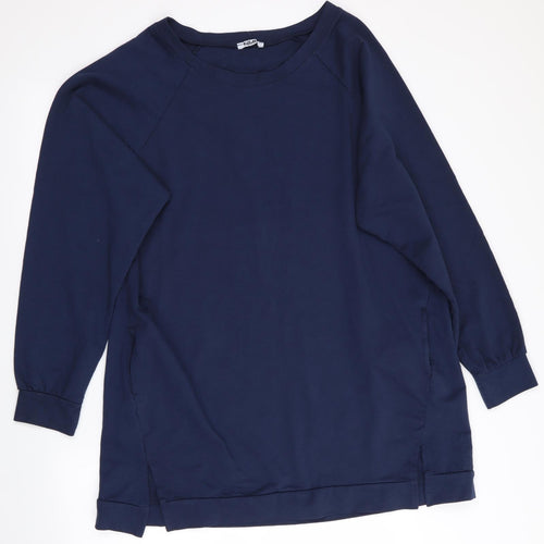 Tillets Womens Blue   Tunic Sweatshirt Size M