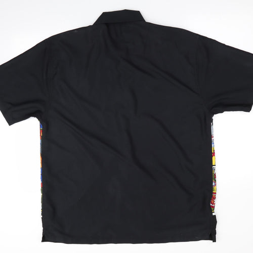 Kick Ass Crew Mens Black    Button-Up Size XL  - Life is full of difficult decisions