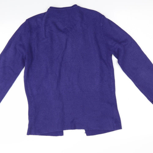 Per Una Womens Purple   Cardigan Jumper Size 12