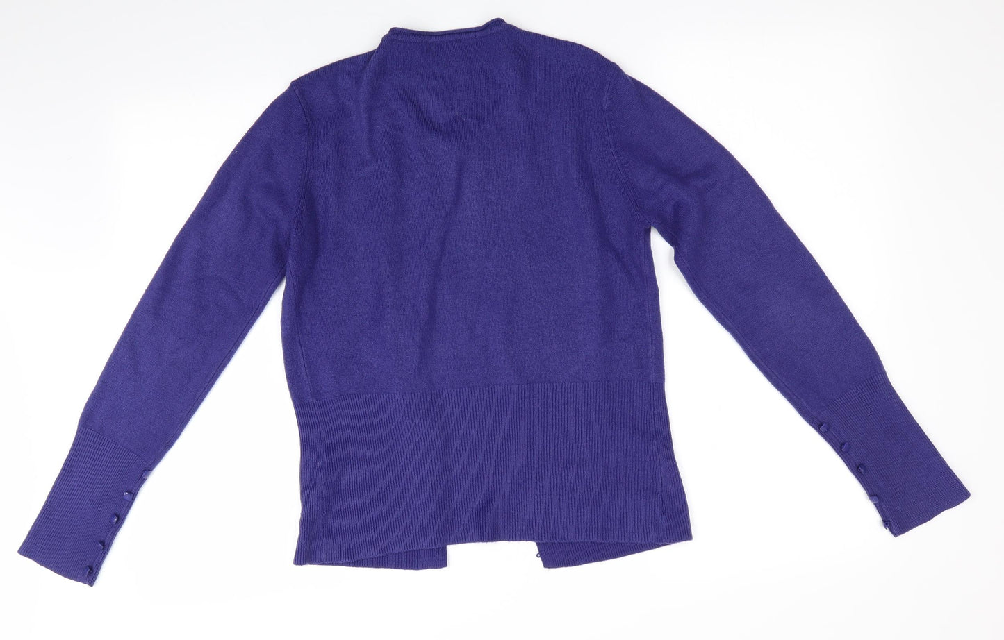 Per Una Womens Purple   Cardigan Jumper Size 12
