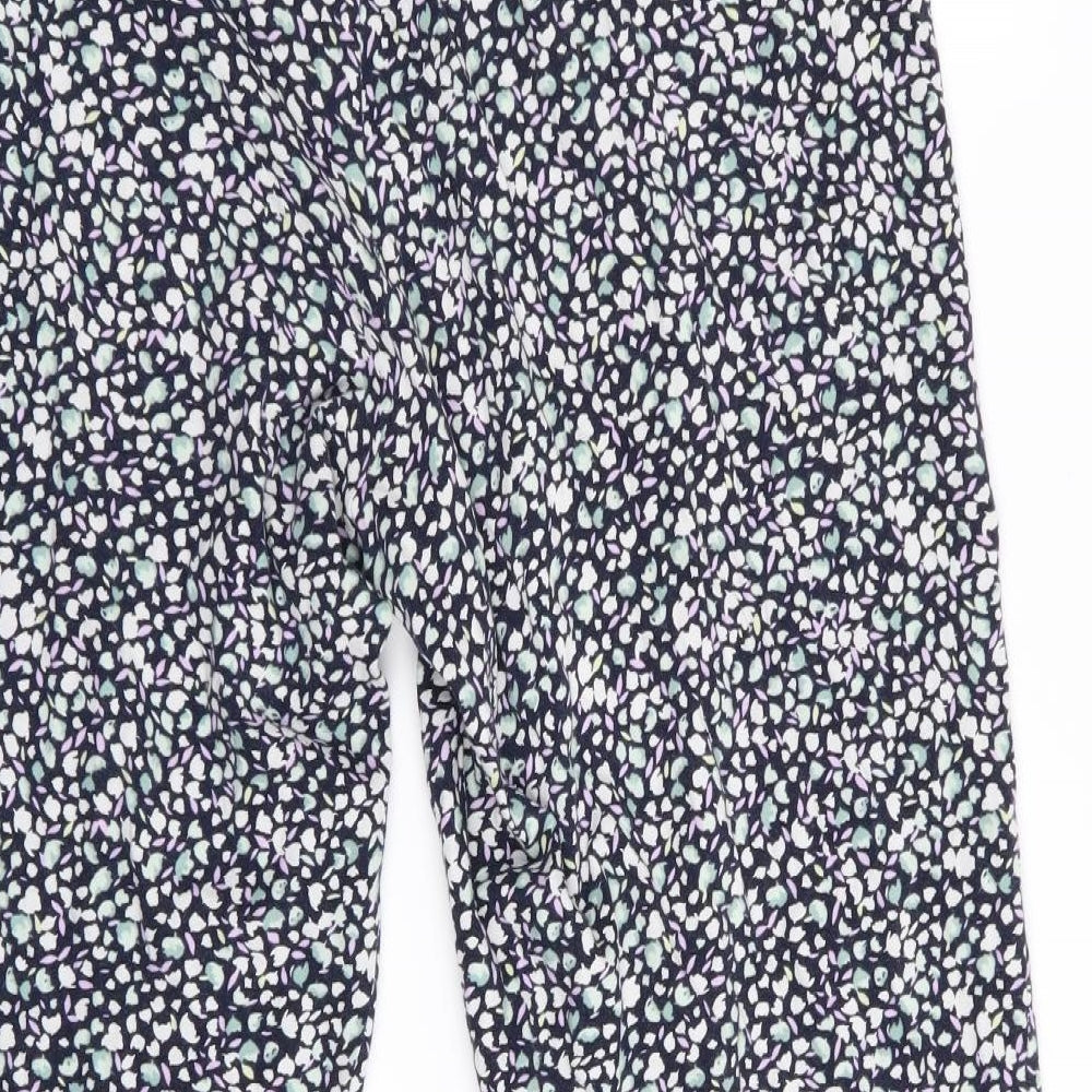 Marks and Spencer Womens Blue Floral   Pyjama Pants Size 12