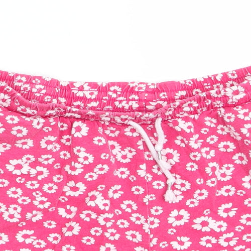Preworn Womens Red Polka Dot  Sweat Shorts Size 10