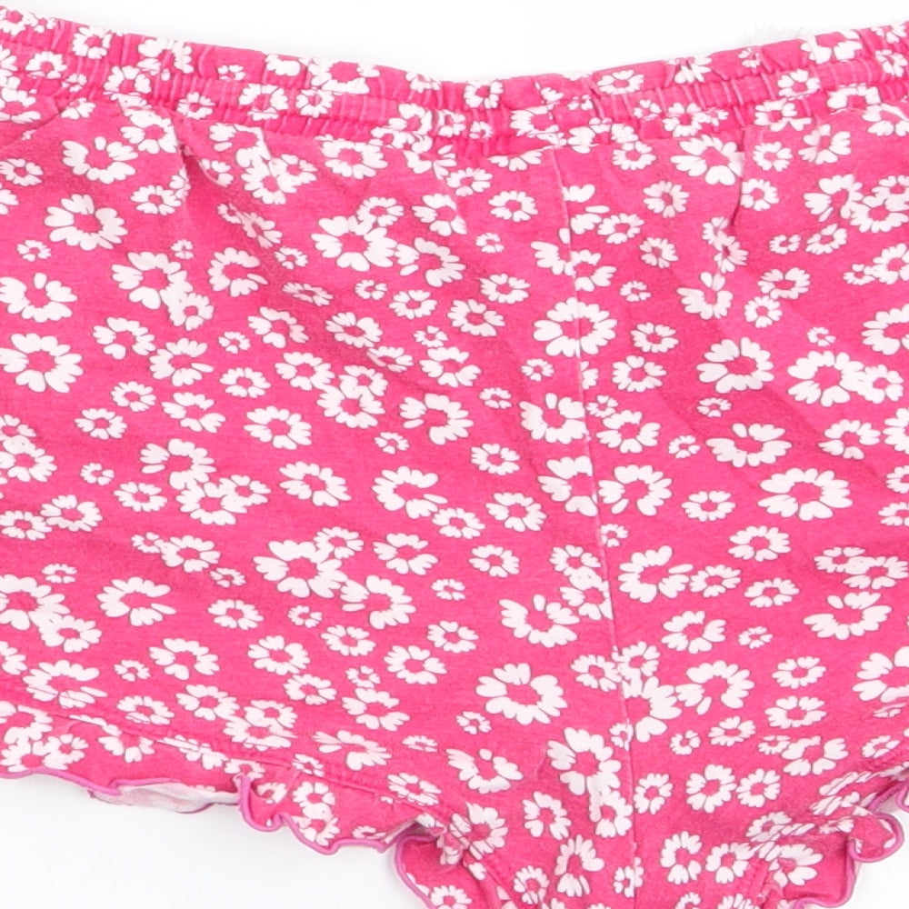 Preworn Womens Red Polka Dot  Sweat Shorts Size 10