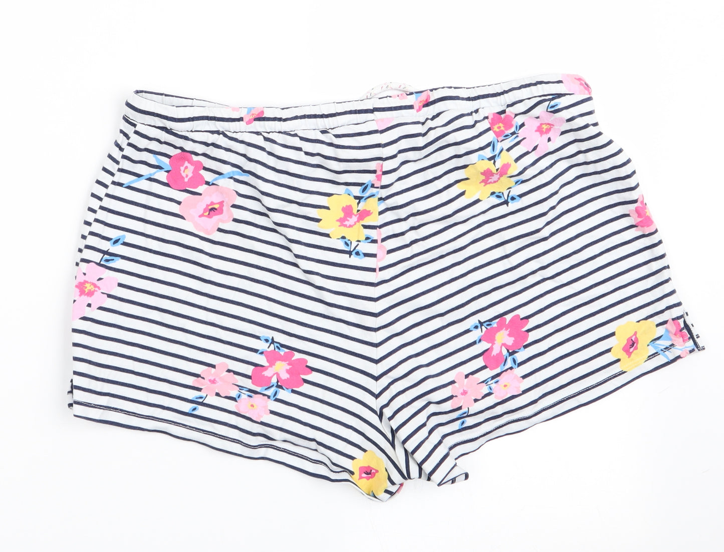 NEXT Womens Blue Floral   Sleep Shorts Size 12