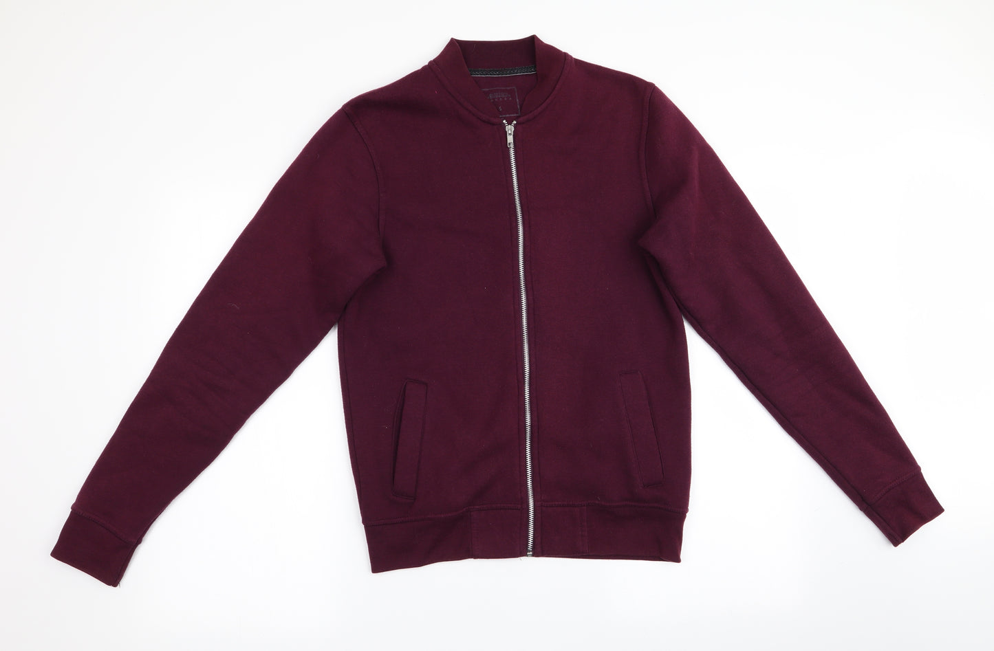 Burtons Mens Purple   Full Zip Sweatshirt Size S
