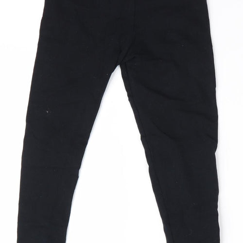 George Girls Black   Jegging Trousers Size 8-9 Years - Lace Hems