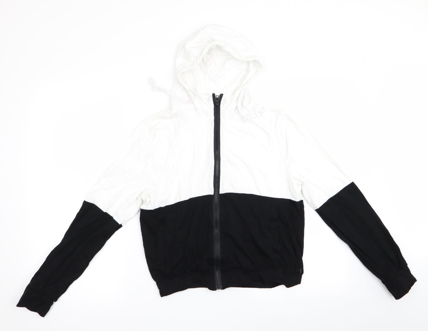 Preworn Womens Black   Full Zip Hoodie