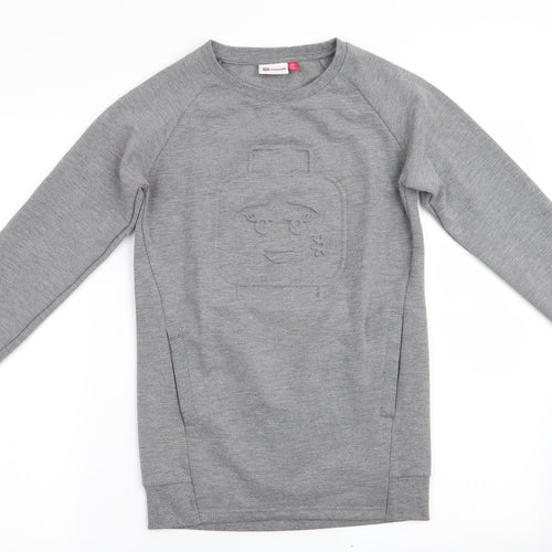 LEGO Boys Grey   Pullover Sweatshirt Size 10 Years  - LEGO