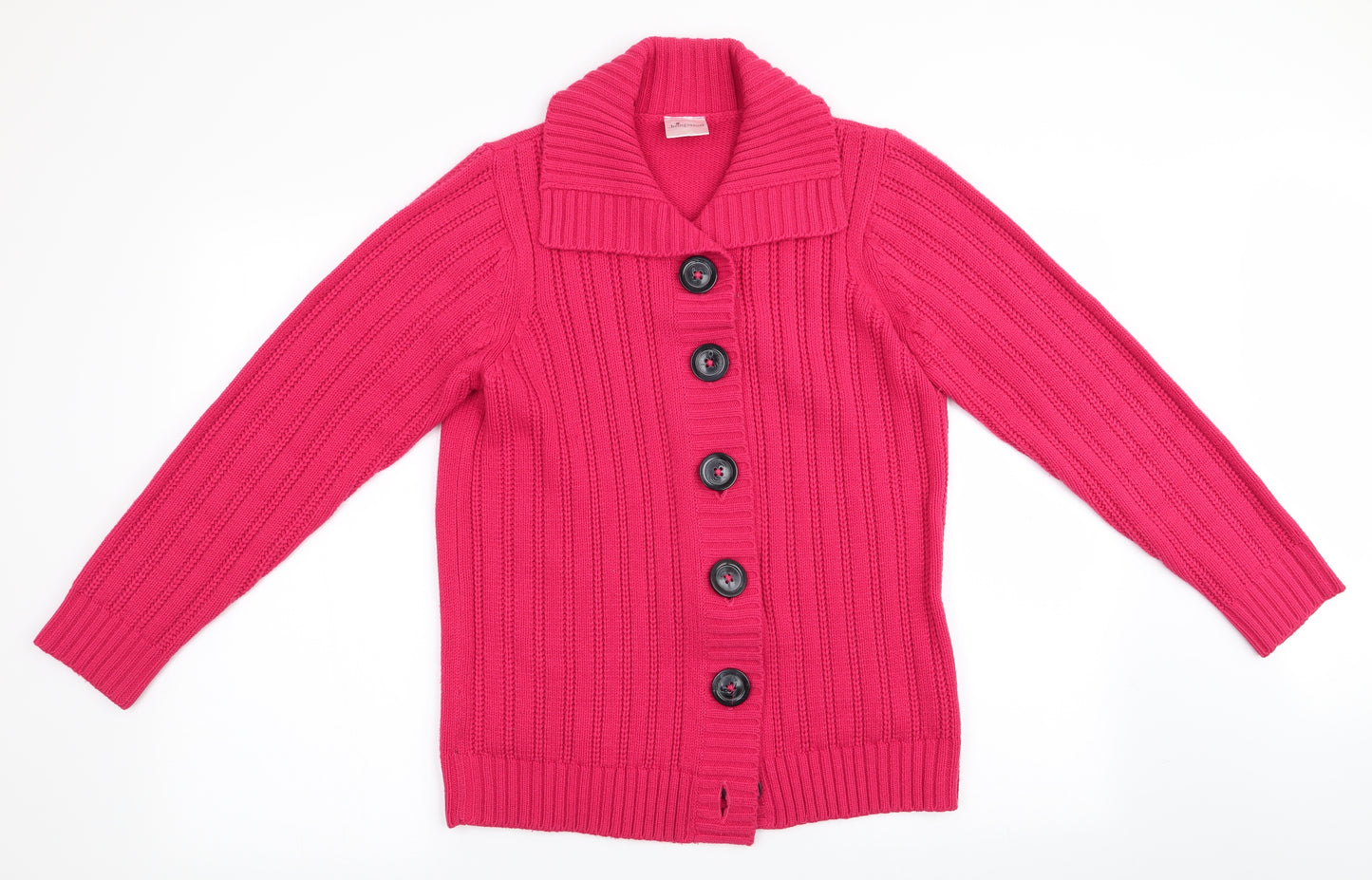 Being Casual Womens Red   Cardigan Jumper Size 10
