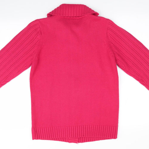 Being Casual Womens Red   Cardigan Jumper Size 10