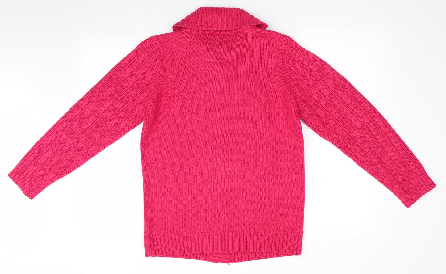 Being Casual Womens Red   Cardigan Jumper Size 10