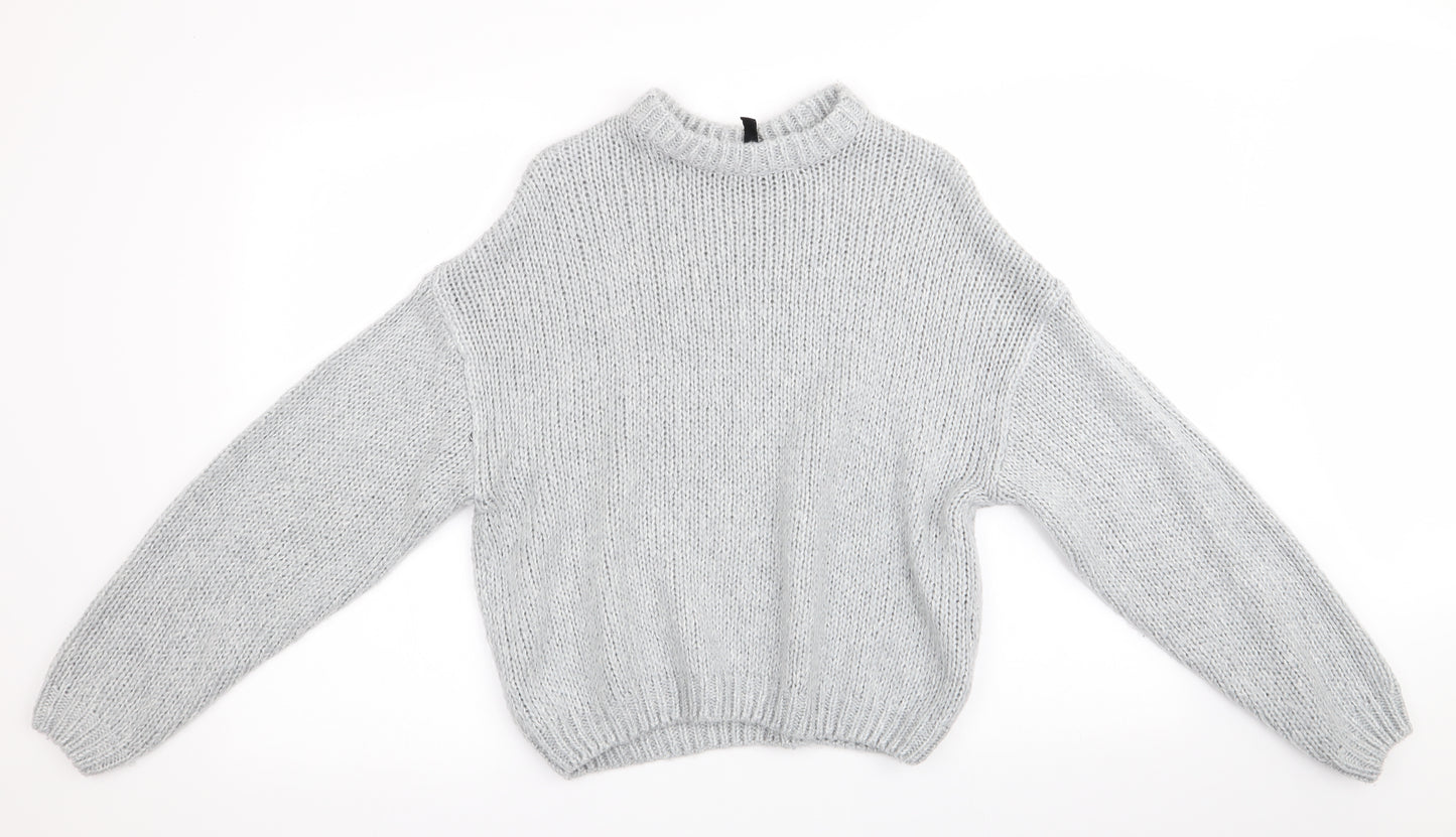 Divided Girls Grey   Pullover Jumper Size 8 Years