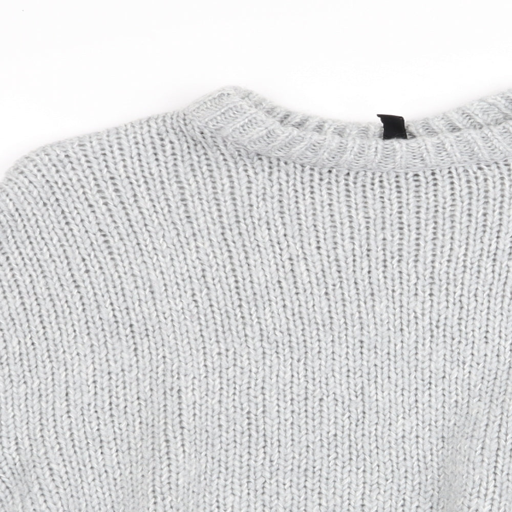 Divided Girls Grey   Pullover Jumper Size 8 Years