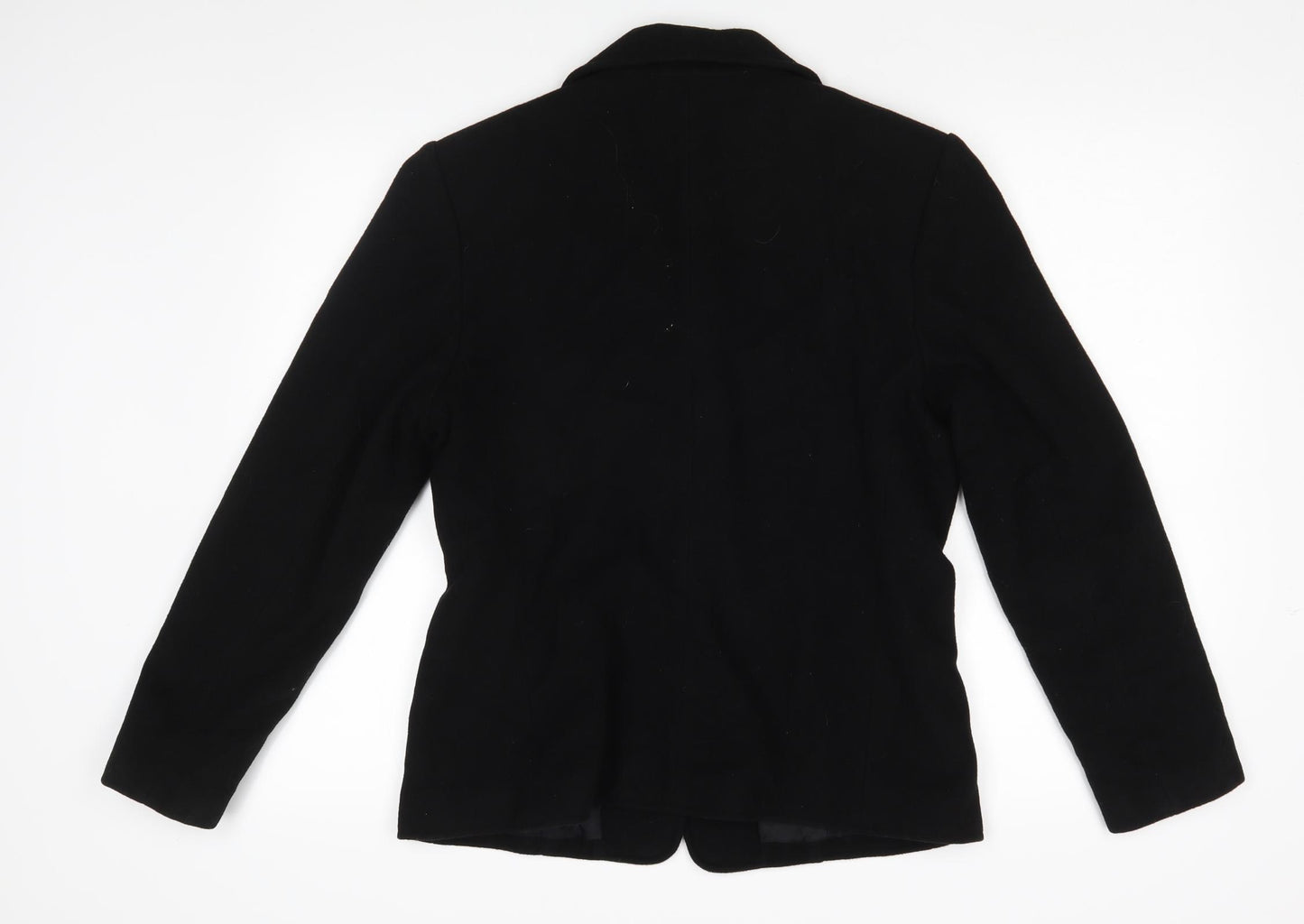 Preworn Womens Black   Pea Coat Blazer One Size