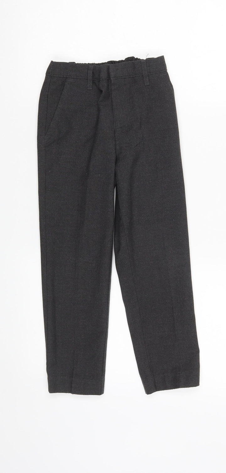 TU Boys Grey Chino Trousers Size 6 Years - schoolwear