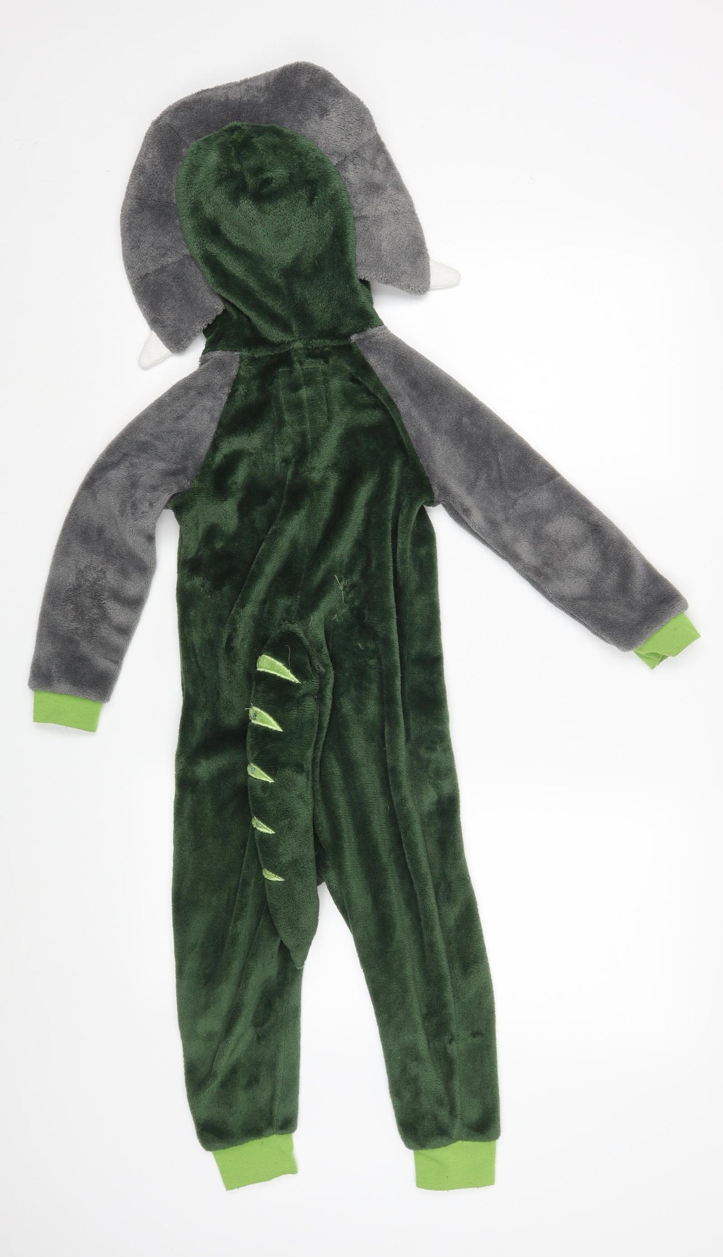 TU Boys Green    One Piece Size 4-5 Years  - triceratops with tail