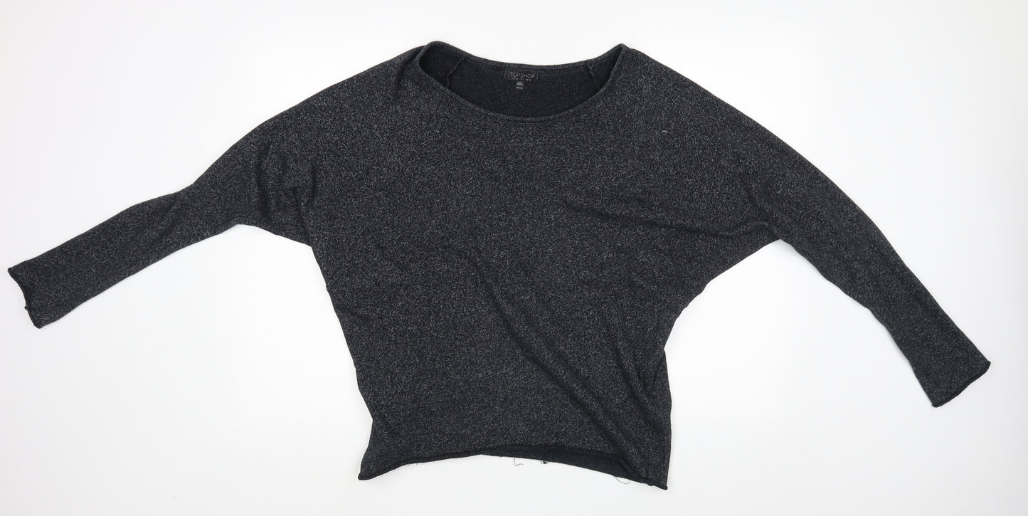 Topshop Womens Grey   Pullover Jumper Size 10