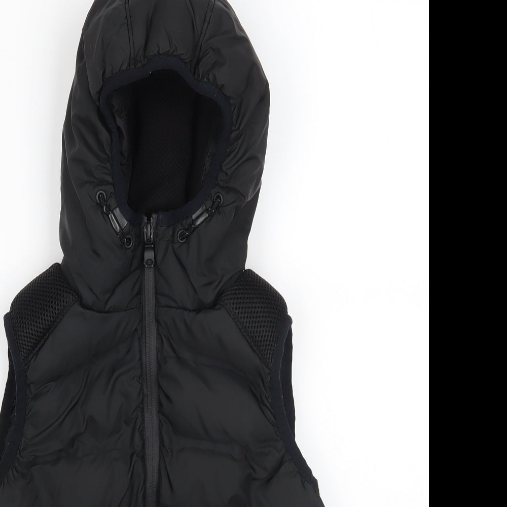 NEXT Boys Black   Puffer Jacket Coat Size 7 Years