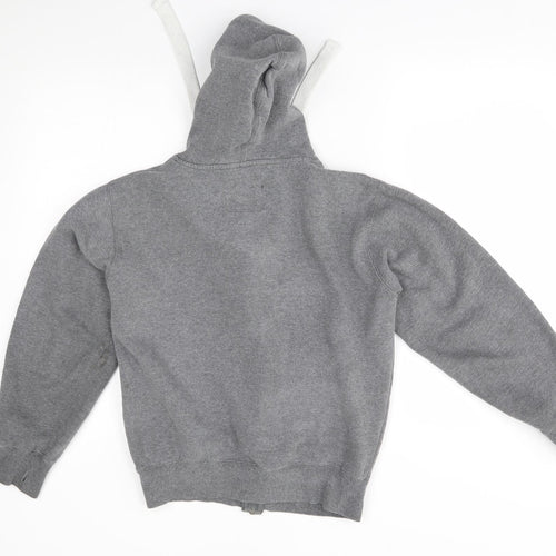Cedar Wood State Mens Grey   Full Zip Hoodie Size S